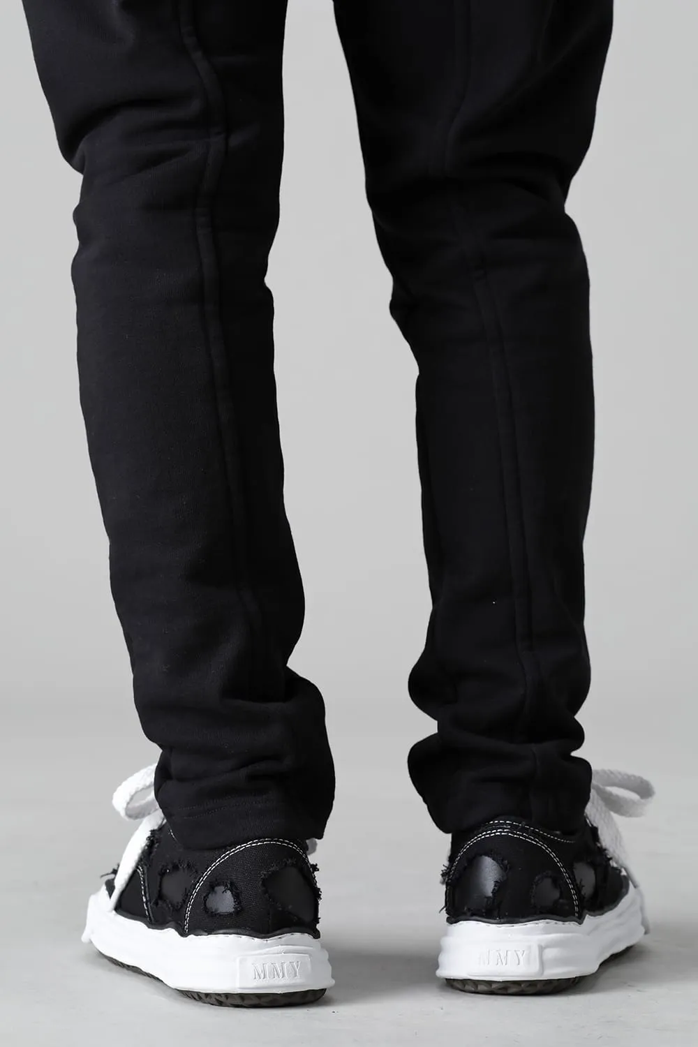 -BAKER- Original sole broken canvas Low-Top sneakers Black