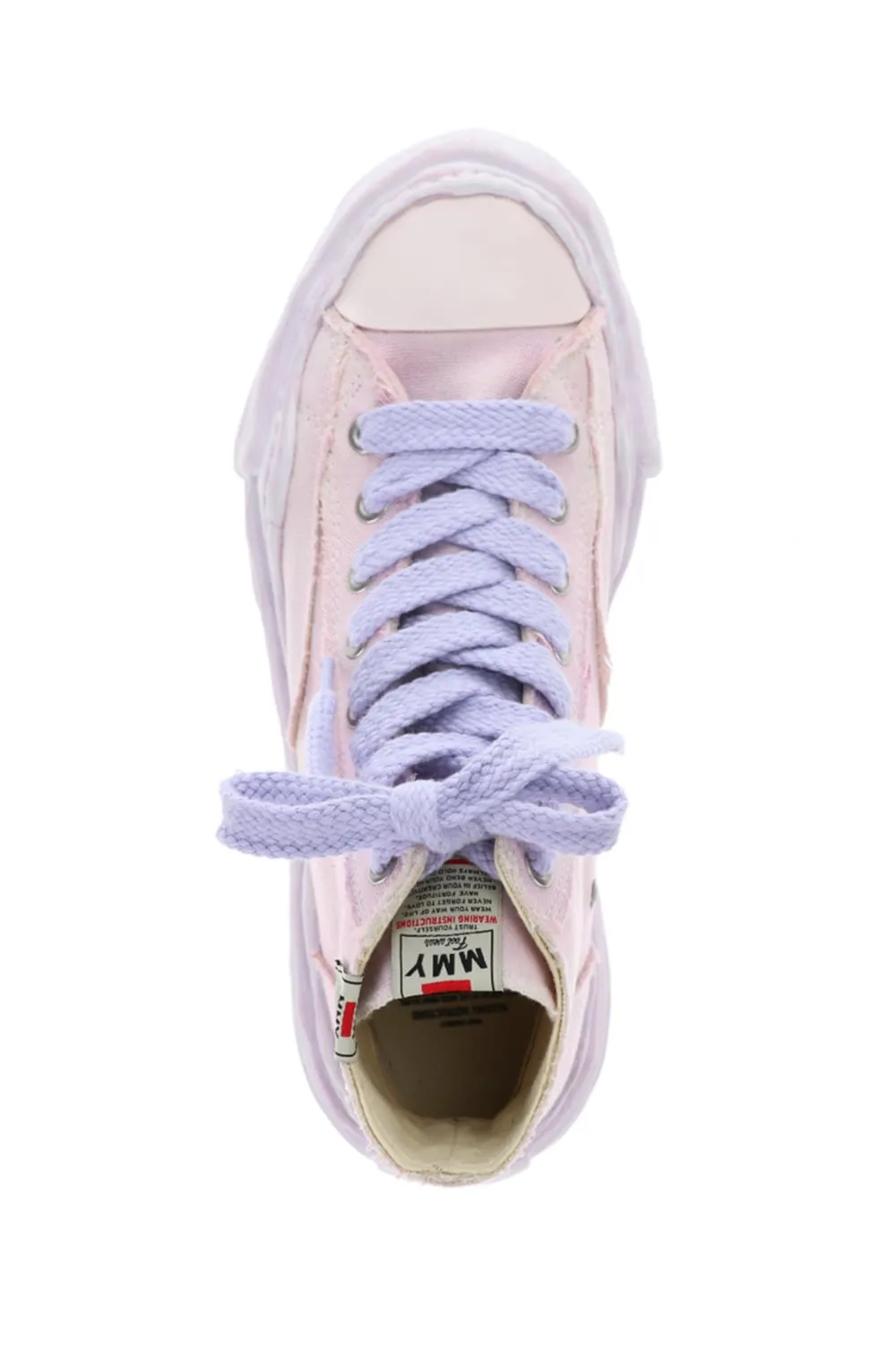 -PETERSON- Original sole over dyed Hi-top sneakers Purple