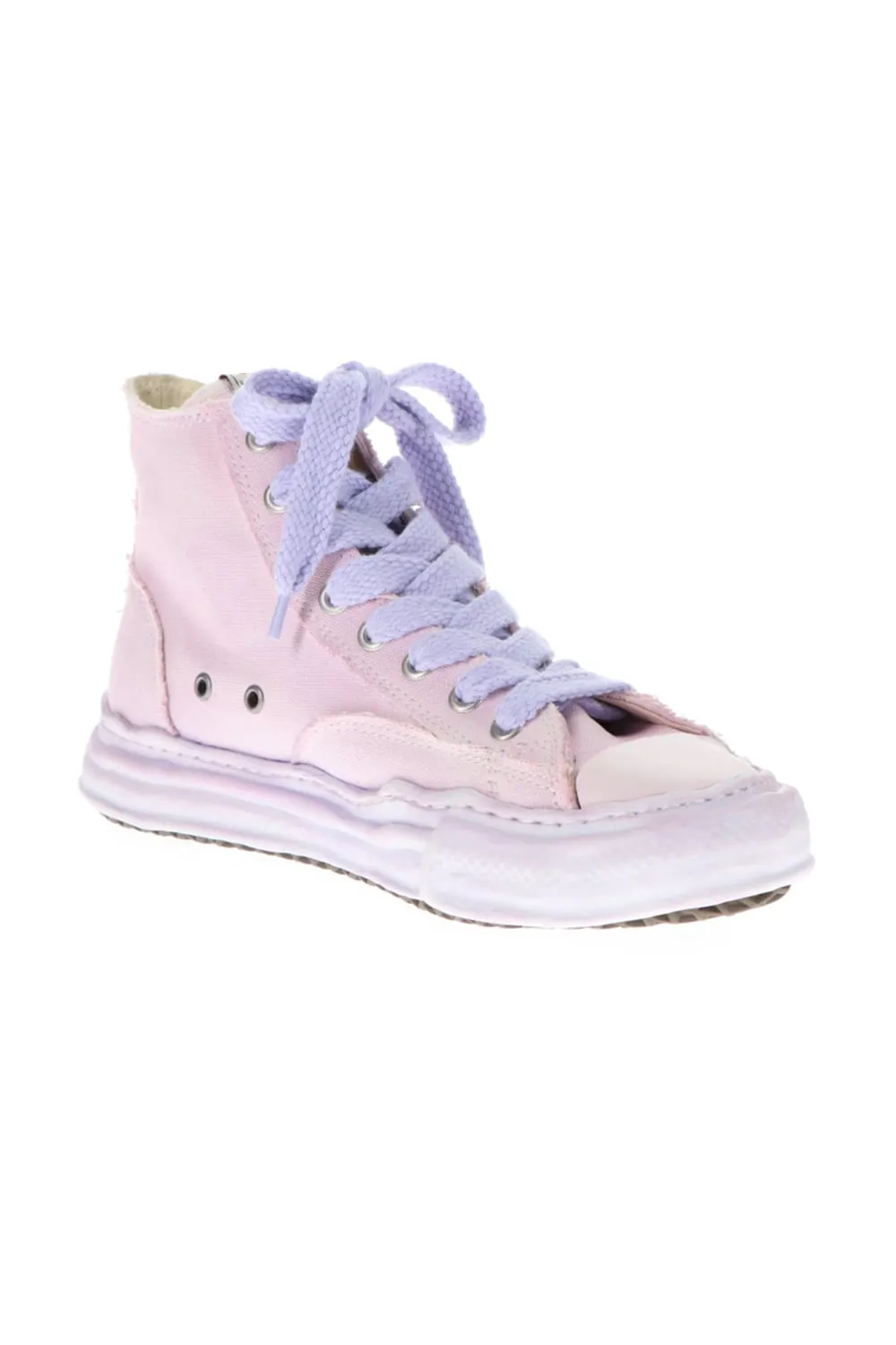 -PETERSON- Original sole over dyed Hi-top sneakers Purple