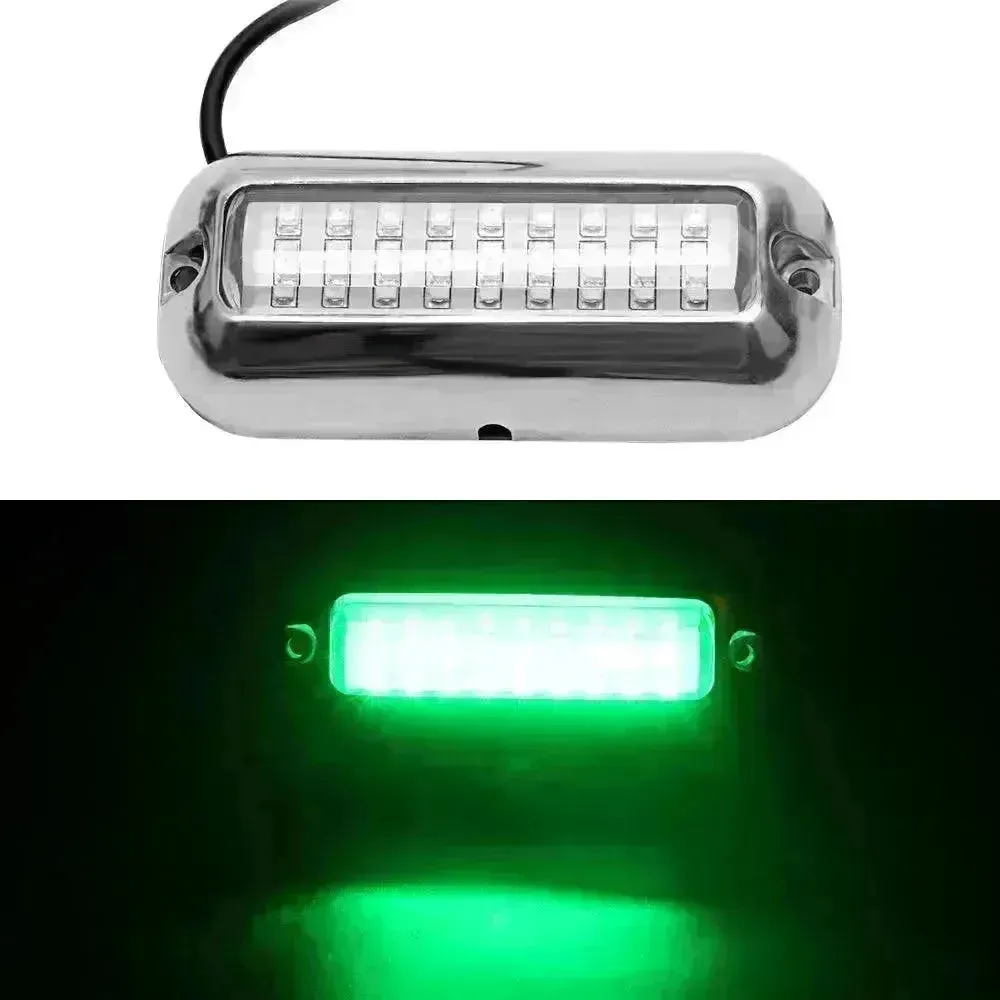 12V led 27 LED marine stainless steel lamp With extension Cable