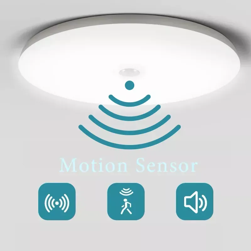 12W-36W Motion Sensor PIR LED Ceiling Lamp Corridor Bedroom Living Room Lights