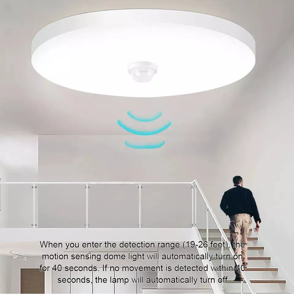 12W-36W Motion Sensor PIR LED Ceiling Lamp Corridor Bedroom Living Room Lights