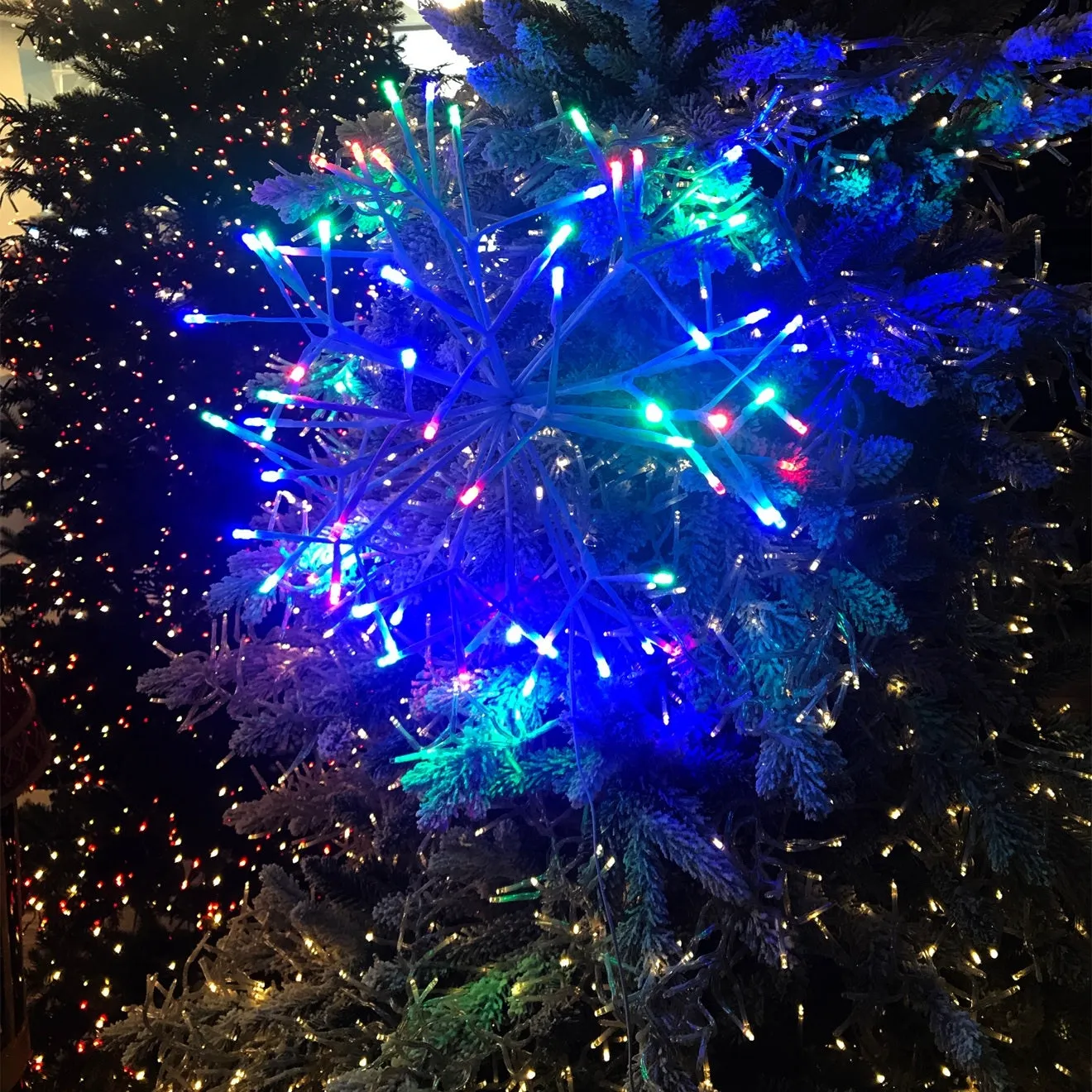 16" Twinkling LED Starburst Clusters