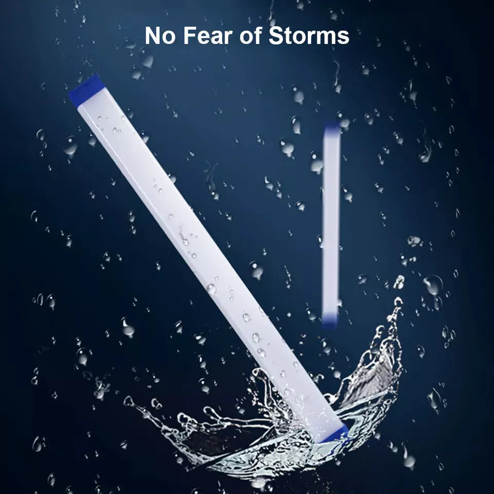 30/60W LED Portable USB Rechargeable Work Light Tube Outdoor Camping Hiking Lamp