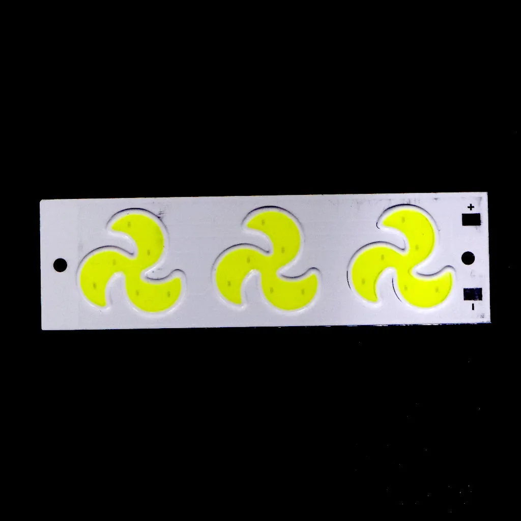 3.7v - 4V Fan-Blade Shape COB led light [ Color - Cool White ]