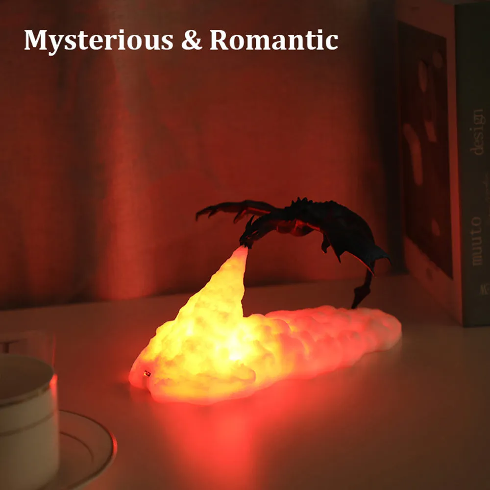 3D LED Dragon Lamp Night Light
