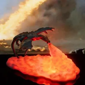 3D LED Dragon Lamp Night Light