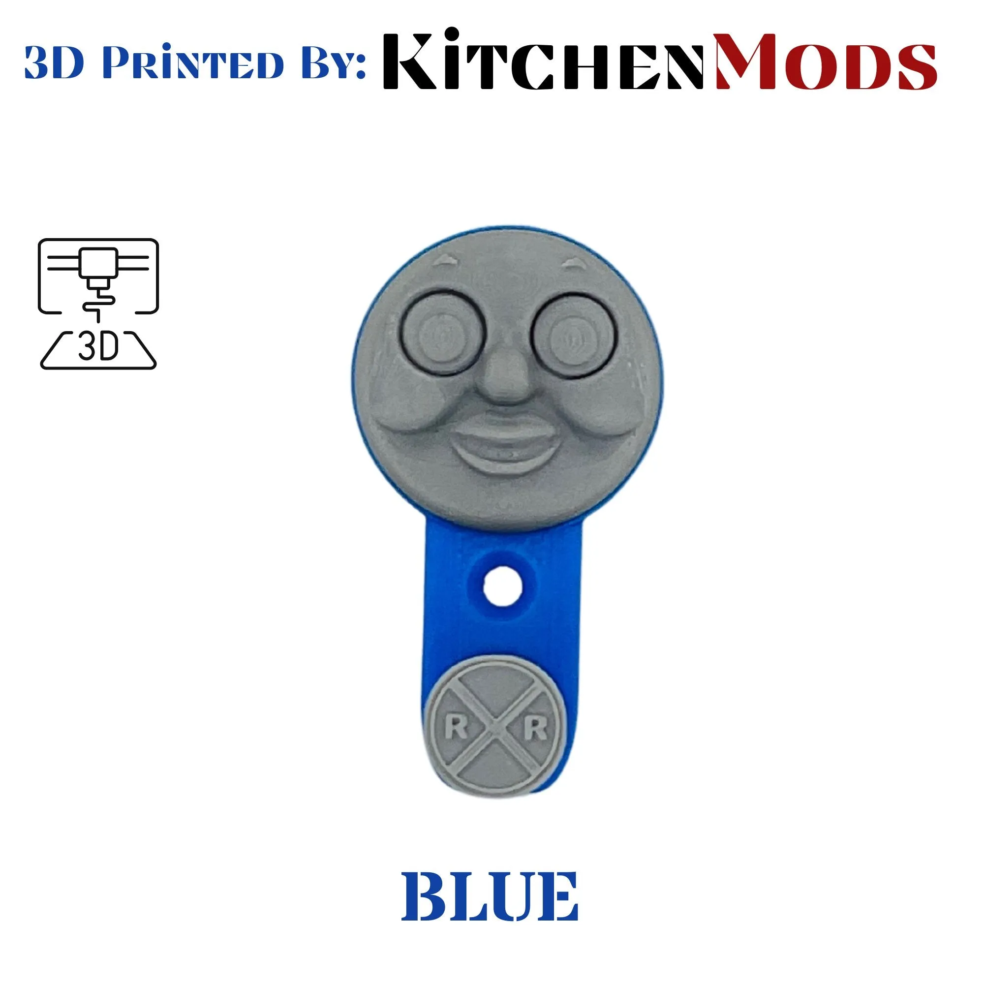 3D Printed Thomas and Friends Themed Coat Hook/Bath Hook/Hat Hook/Keys PLA