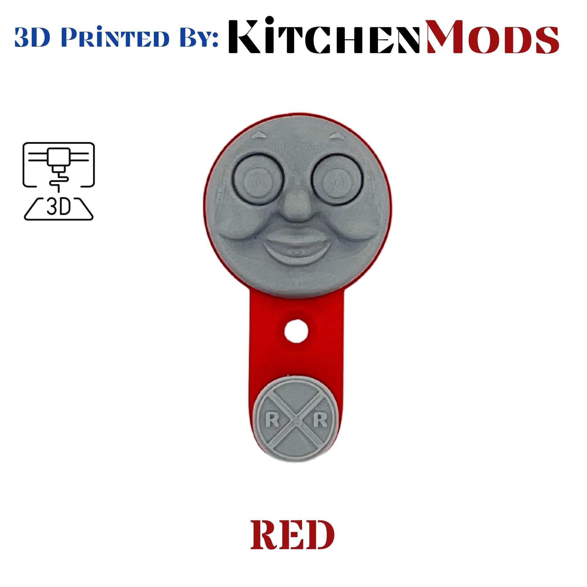 3D Printed Thomas and Friends Themed Coat Hook/Bath Hook/Hat Hook/Keys PLA
