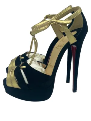 40% OFF! Christian Louboutin Glennalta Luxury Designer Heels, Size: 5 Cliff Edge