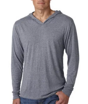6021 Next Level Tri-Blend Long-Sleeve Hoody Premium Heather