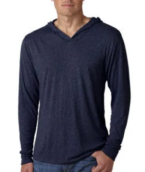 6021 Next Level Tri-Blend Long-Sleeve Hoody Vintage Navy