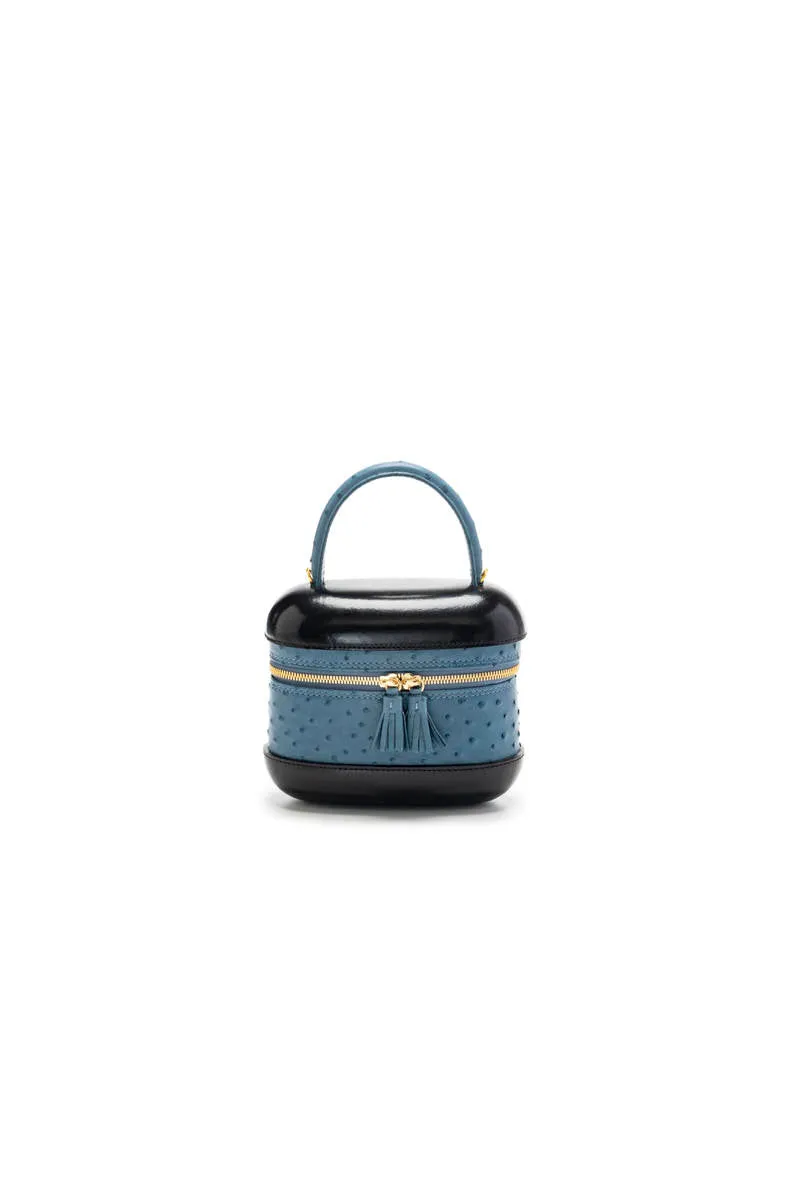 6741S - Ostrich Top Handle Bag