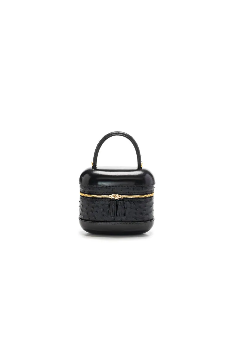 6741S - Ostrich Top Handle Bag