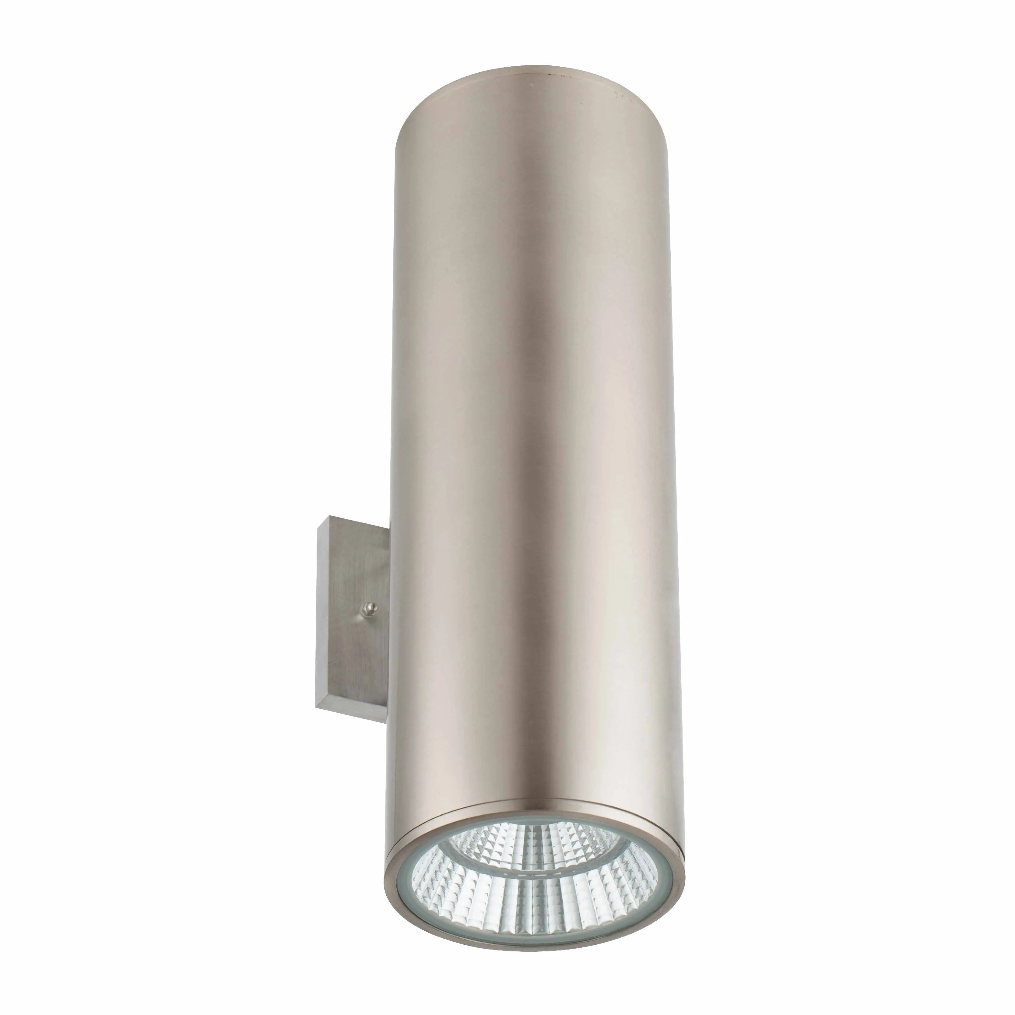 6" Multi-Kelvin Brushed Nickel LED Wall Mount Cylinder Up/ Down Light- 40 Watts