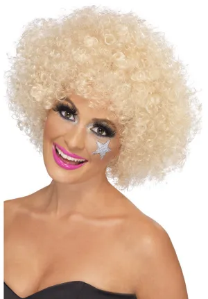 70s Funky Afro Wig, Blonde
