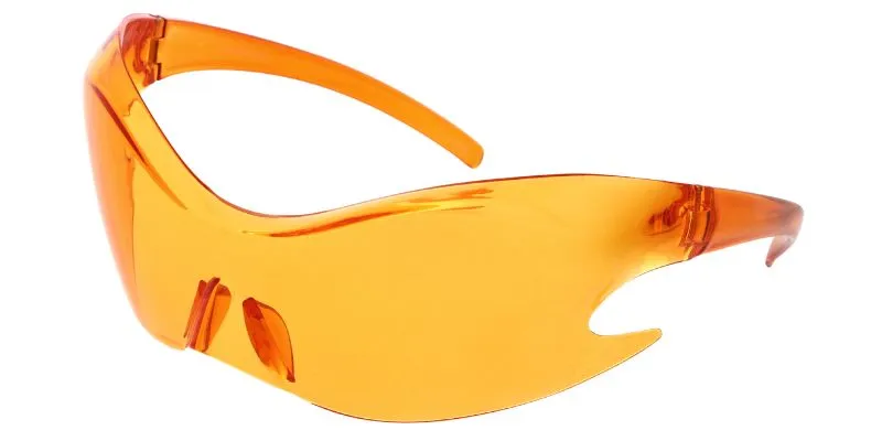80574 Unisex Plastic Oversize Wrap Around Futuristic Frame