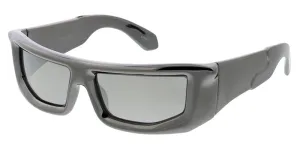 80622 Unisex Plastic Medium Futuristic Wrap Frame