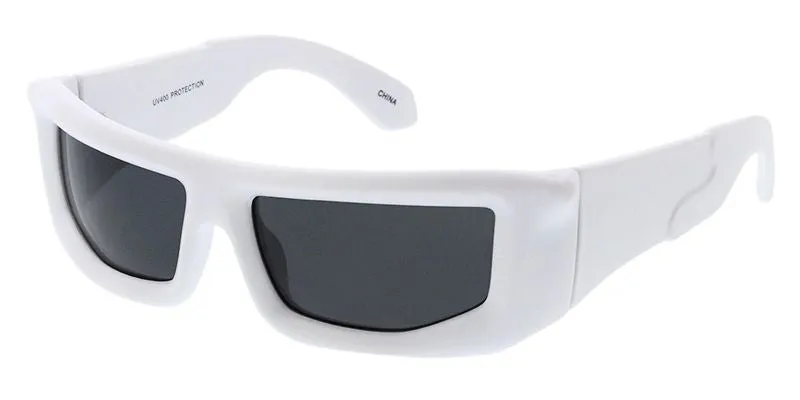 80622 Unisex Plastic Medium Futuristic Wrap Frame