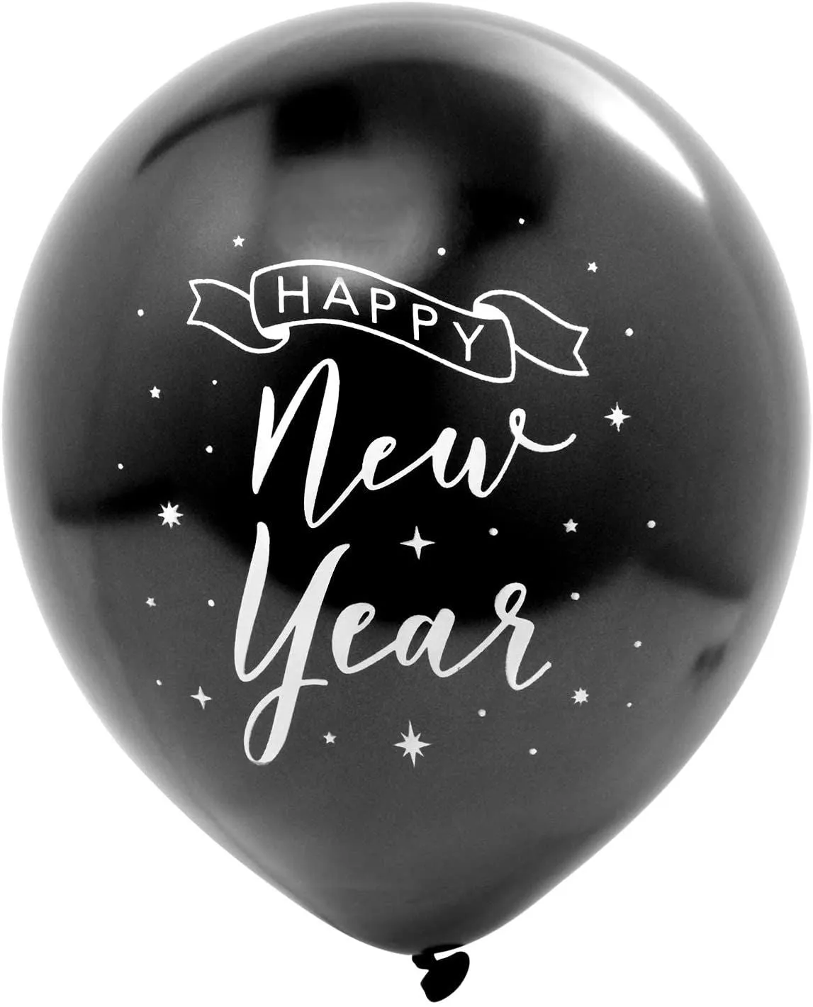 96 Pcs Happy New Year's Eve Latex Balloons NYE Party Supplies Decorations, 3 Colors, 12"