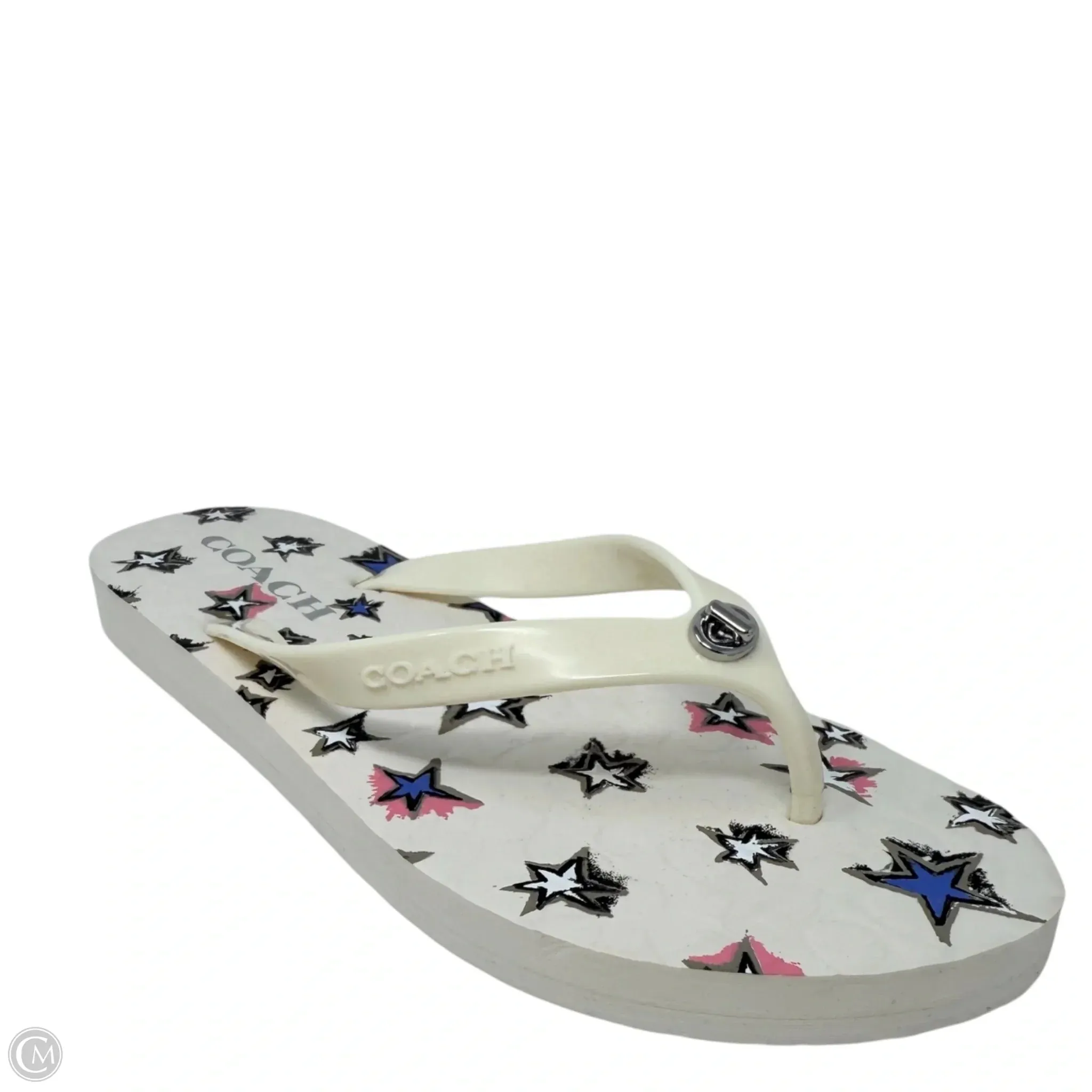 Ice Guard Abigail Sandals Designer By Coach In Multi-colored, Size: 7