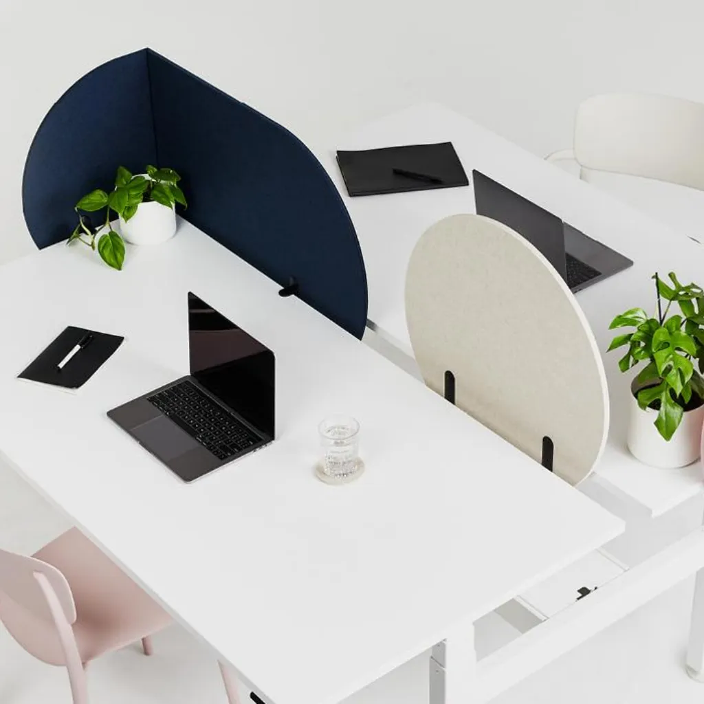 Acoustic Vicinity Slate Desk Mounted Screen