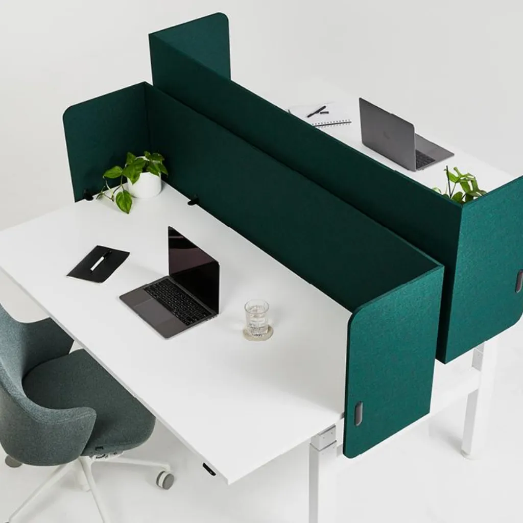Acoustic Vicinity Slate Desk Mounted Screen