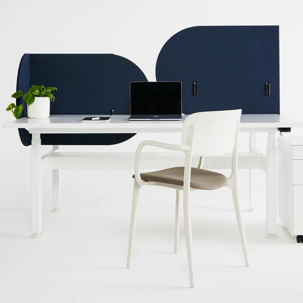 Acoustic Vicinity Slate Desk Mounted Screen