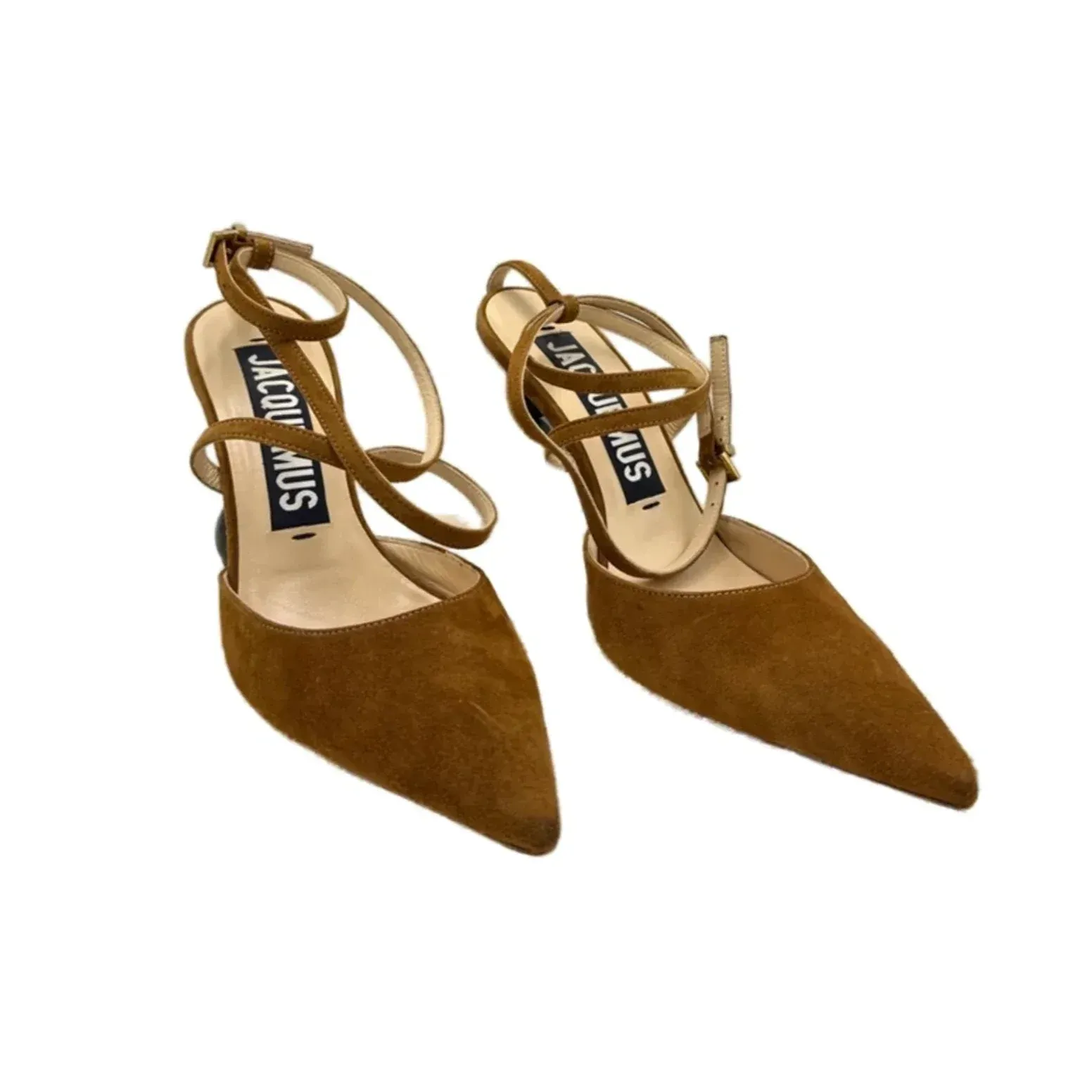 Love Glow Toe Protection Shoes Designer By Jacquemus In Brown, Size: 8.5 (39)