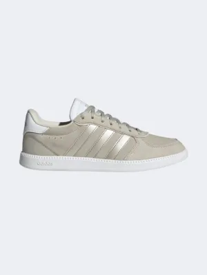 Adidas Breaknet Sleek Women Sportswear Shoes Putty Grey/Aluminium