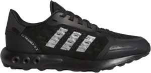 Adidas Originals LA Trainer III Big Kids Youth Grade School Running Shoes Sneaker (4, Numeric_4) Black/Silver