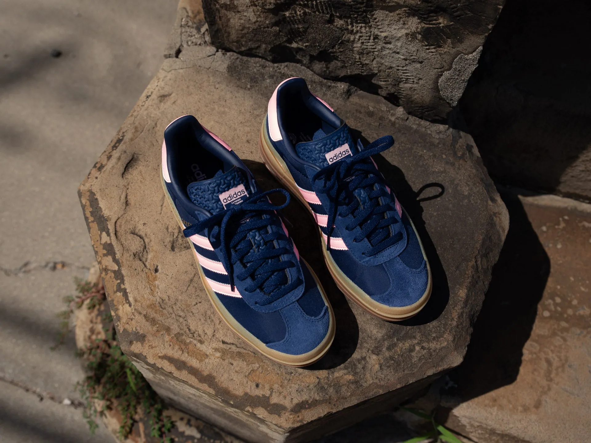 Adidas Women's Gazelle Bold 'Dark Blue/Pink Spark'