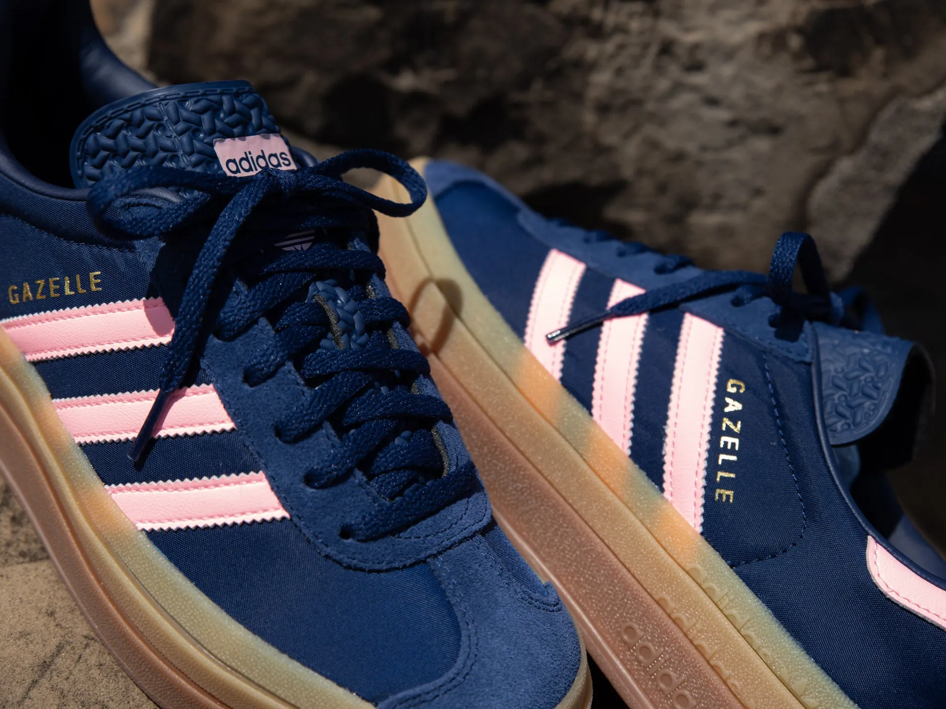 Adidas Women's Gazelle Bold 'Dark Blue/Pink Spark'