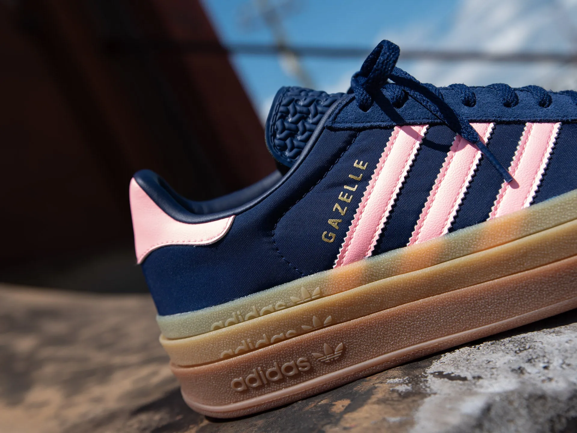 Adidas Women's Gazelle Bold 'Dark Blue/Pink Spark'