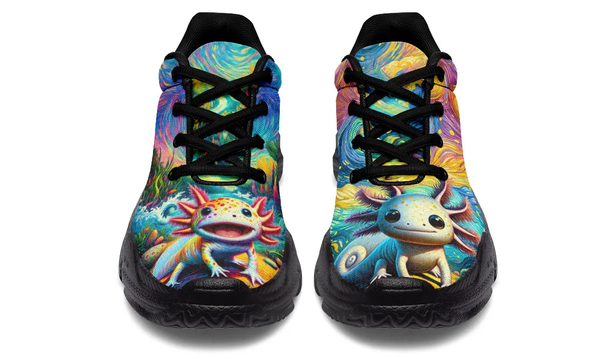 Adorable Axolotls Chunky Sneakers
