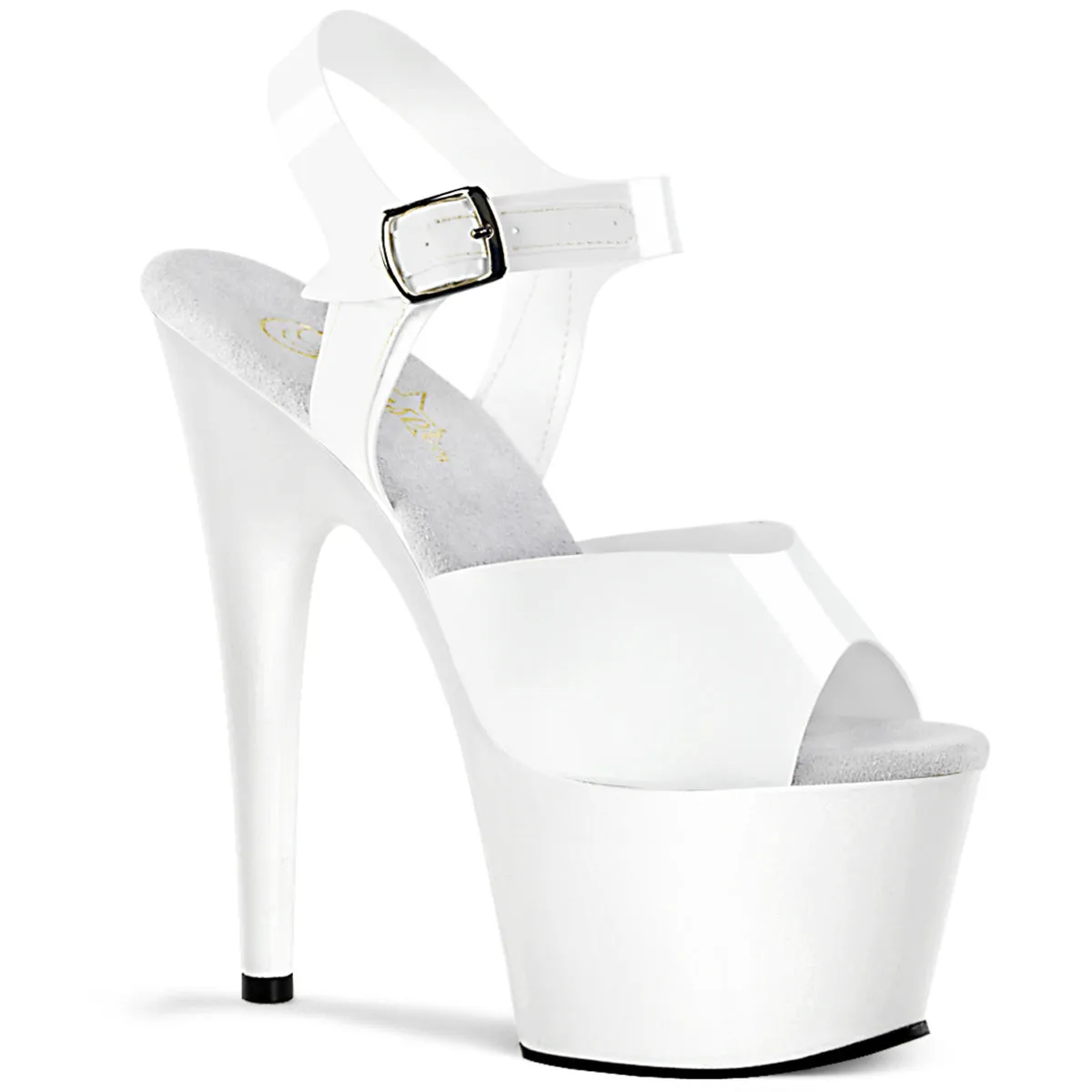 ADORE-708N Pleaser White Sexy Platform Shoes (Pole Dancing Heels)
