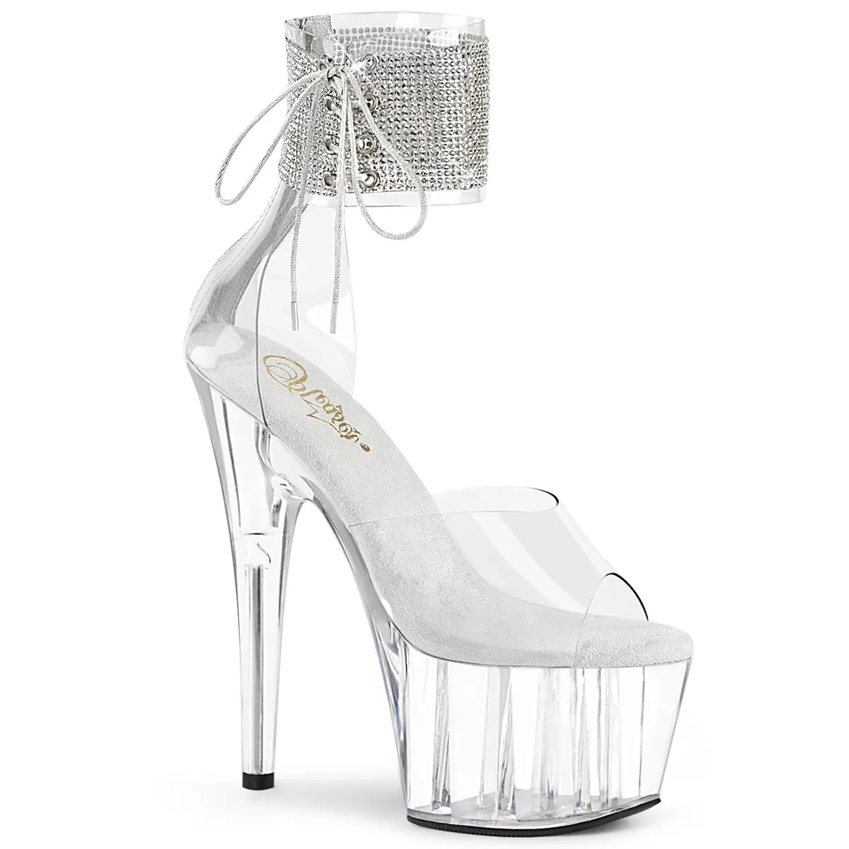 ADORE-724RS Pleaser Clear Sexy Platform Shoes (Pole Dancing Heels)
