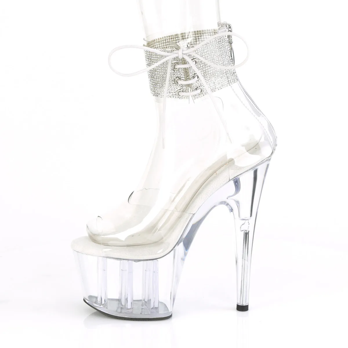 ADORE-724RS Pleaser Clear Sexy Platform Shoes (Pole Dancing Heels)
