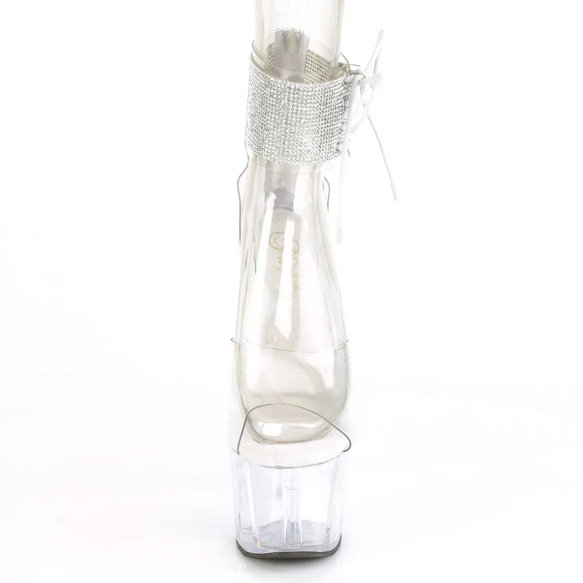 ADORE-724RS Pleaser Clear Sexy Platform Shoes (Pole Dancing Heels)