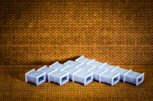 Air conditioner duct sections 12w 8h – 11 pack – HO Scale