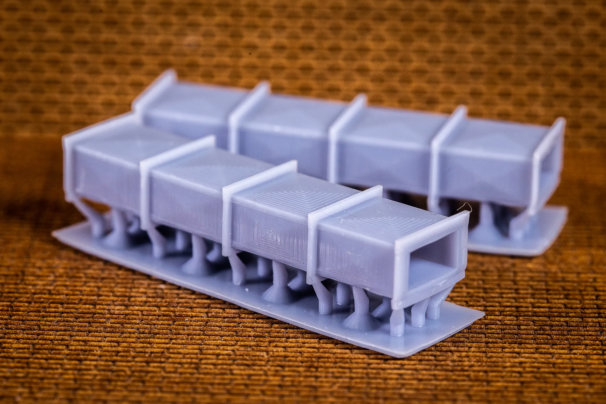Air conditioner duct sections 12w 8h – 11 pack – HO Scale
