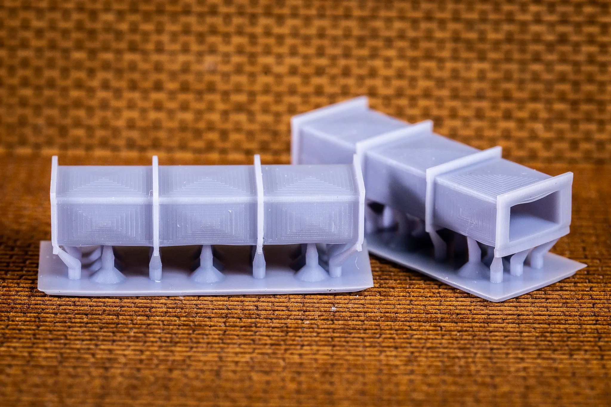 Air conditioner duct sections 12w 8h – 11 pack – HO Scale