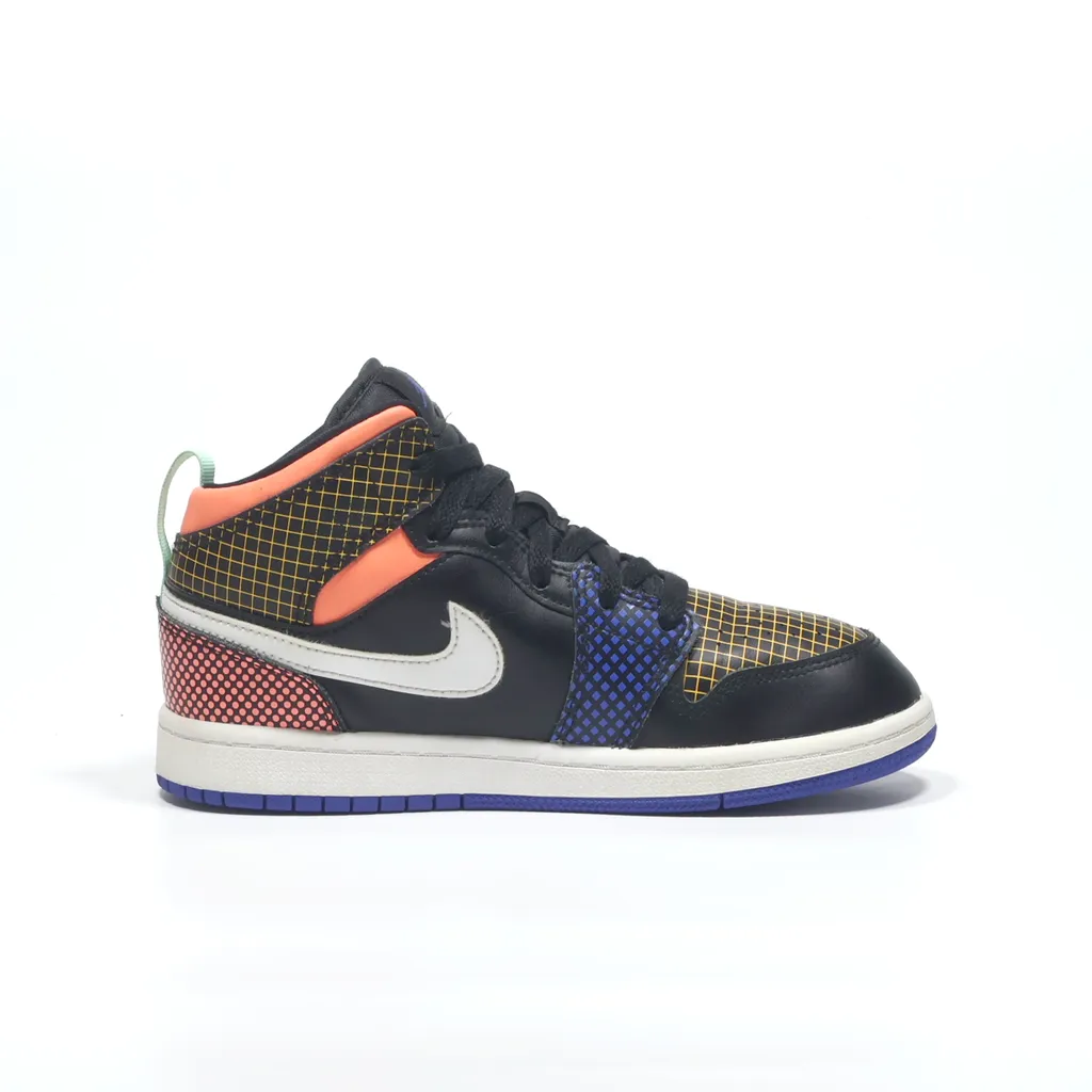 Air Jordan 1 Mid Mmd Sneakers Leather Multicolour Color For Kids