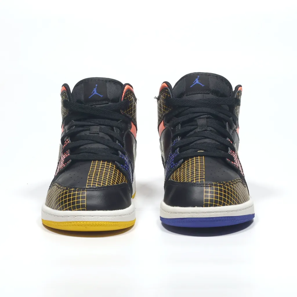 Air Jordan 1 Mid Mmd Sneakers Leather Multicolour Color For Kids