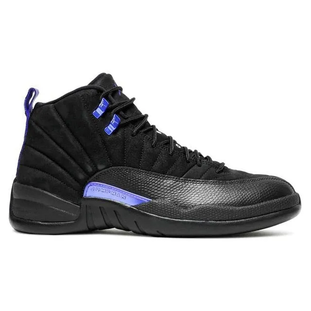 Air Jordan 12 Retro Fashion  Basketball Shoes  UNIVERSITY GOLD REVERSE FLU GAME INDIGO  Outdoor Sports Sneakers Size US 7-13