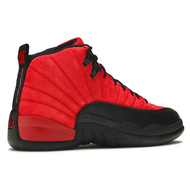 Air Jordan 12 Retro Fashion  Basketball Shoes  UNIVERSITY GOLD REVERSE FLU GAME INDIGO  Outdoor Sports Sneakers Size US 7-13