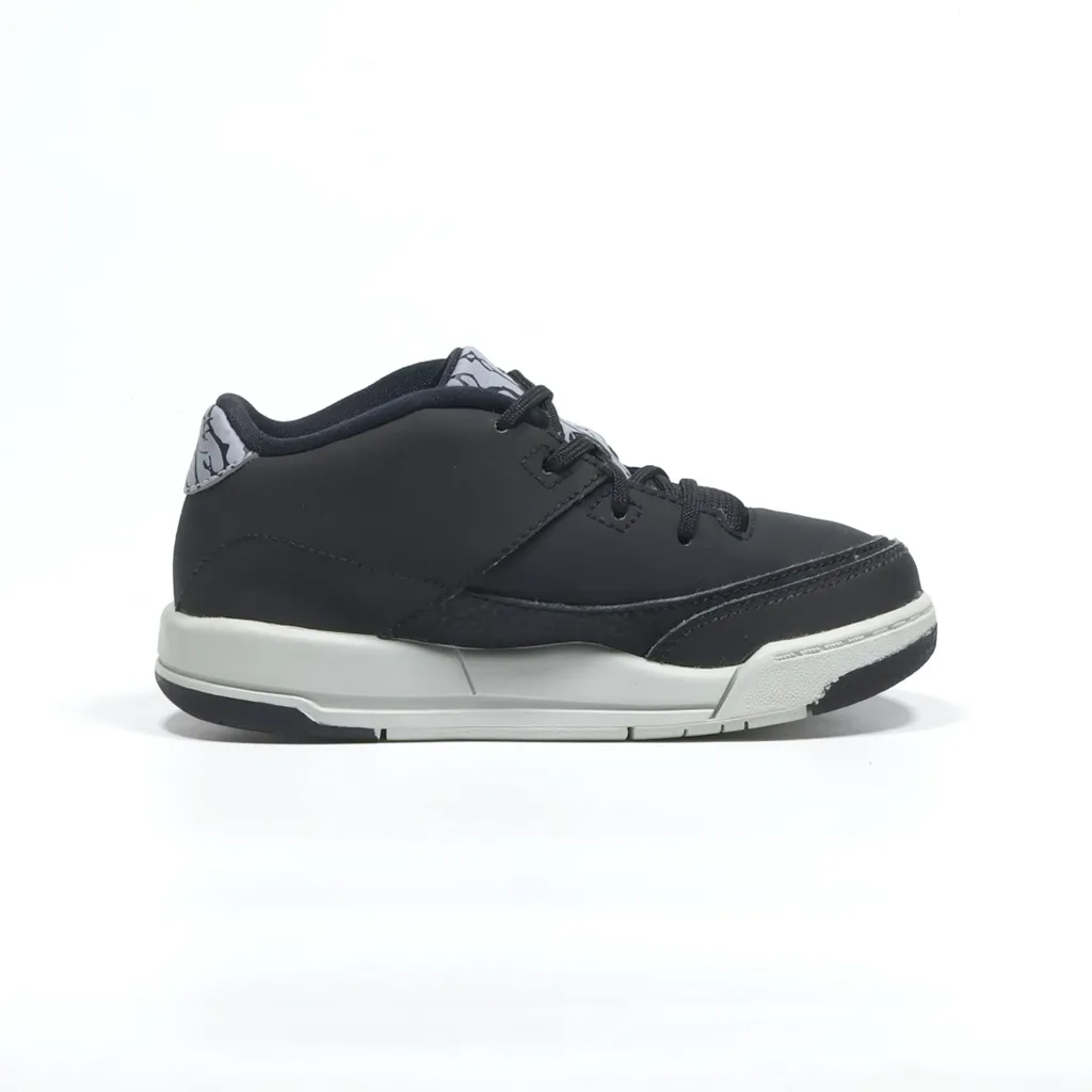 Air Jordan Flight Origin Sneakers Leather Black Color For Kids