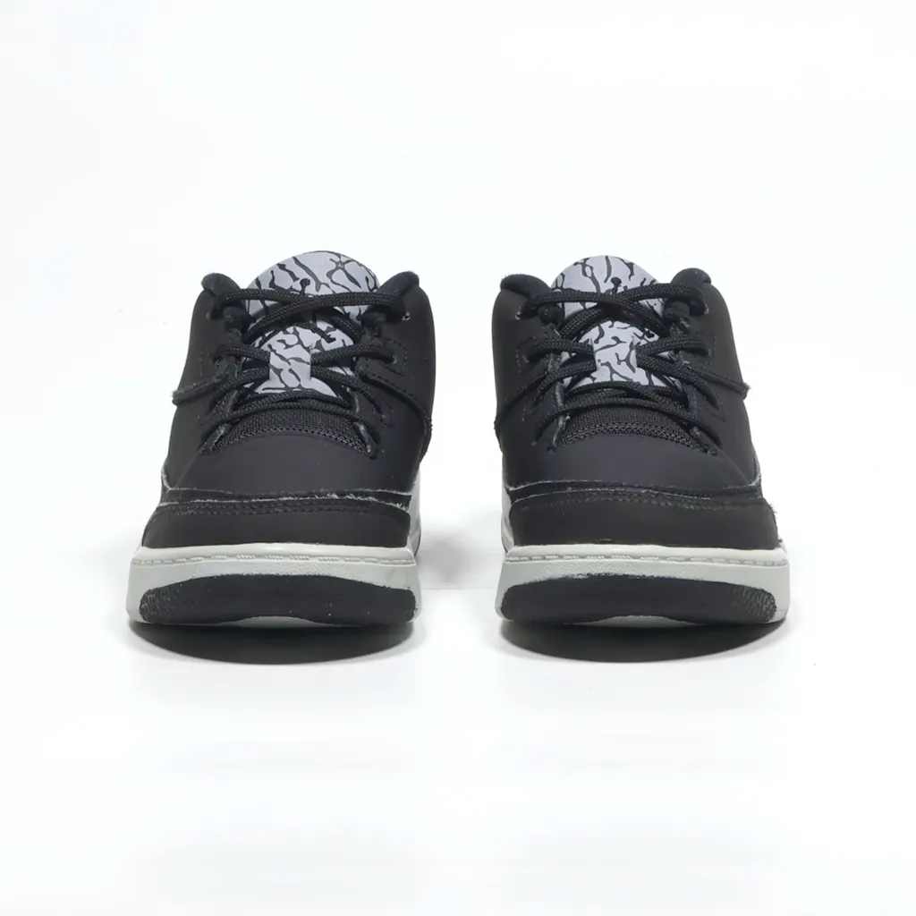 Air Jordan Flight Origin Sneakers Leather Black Color For Kids