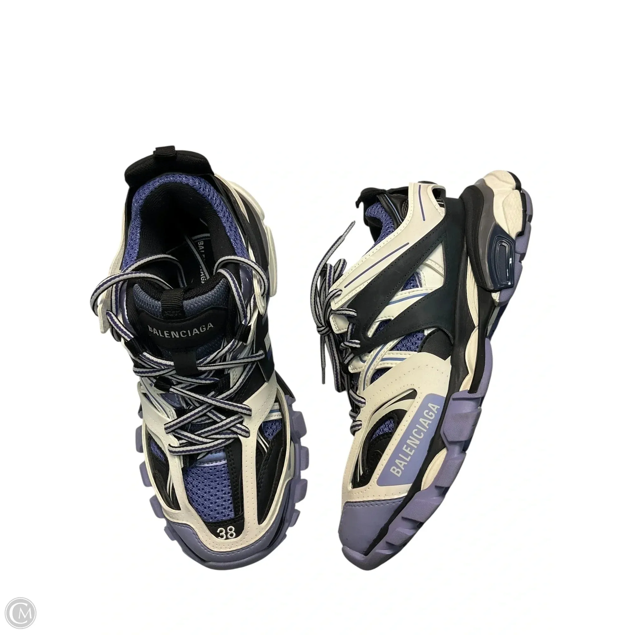 Shoes Luxury Designer By Balenciaga In Purple, Size: 8 Play Mode Breathable Lining