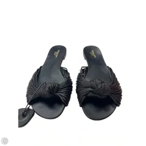 Boat Walk Cushioned Midsole Sandals Designer By Michael Kors In Black, Size: 8